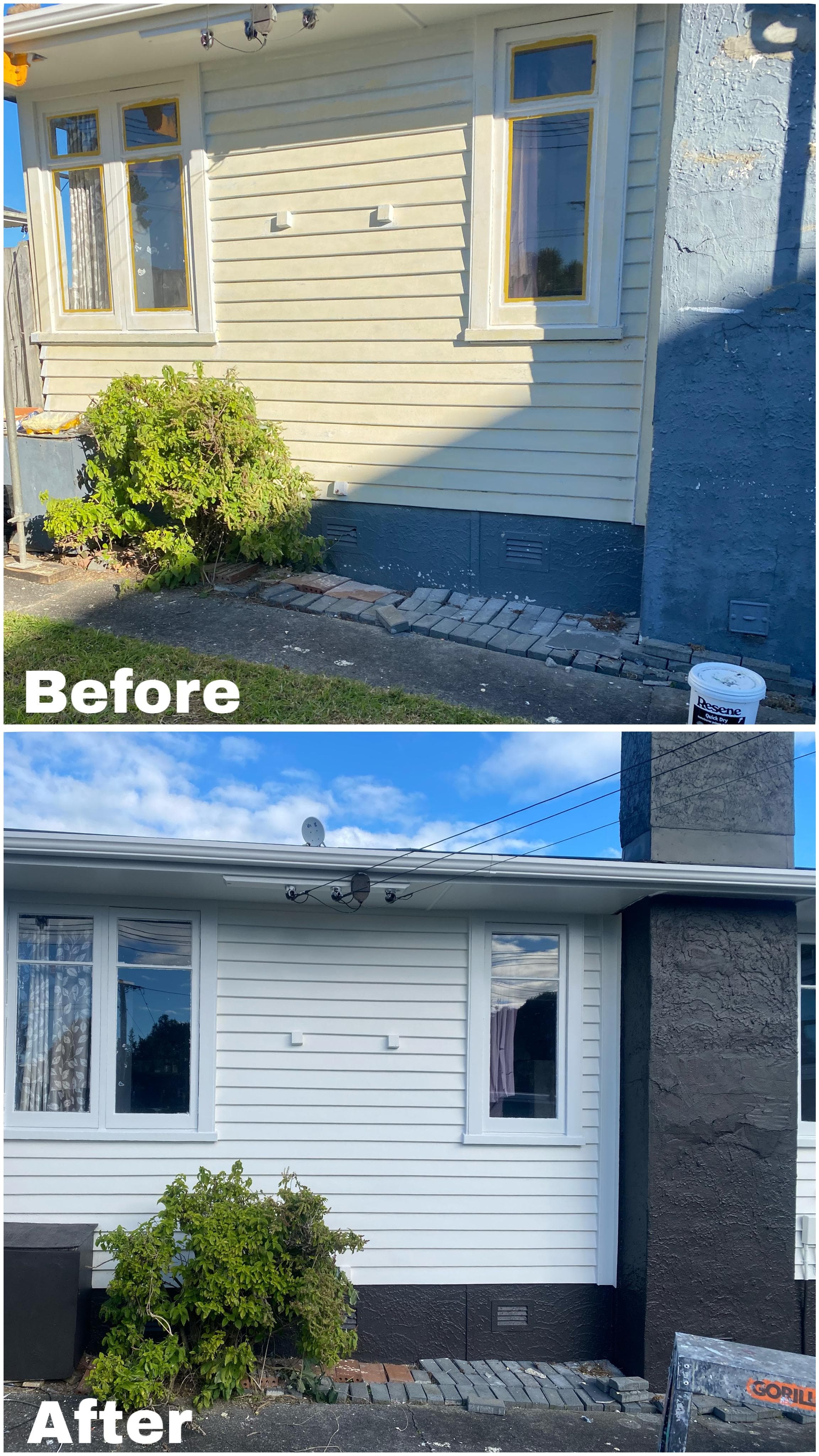 Weatherboard Deck Restoration — Before and After