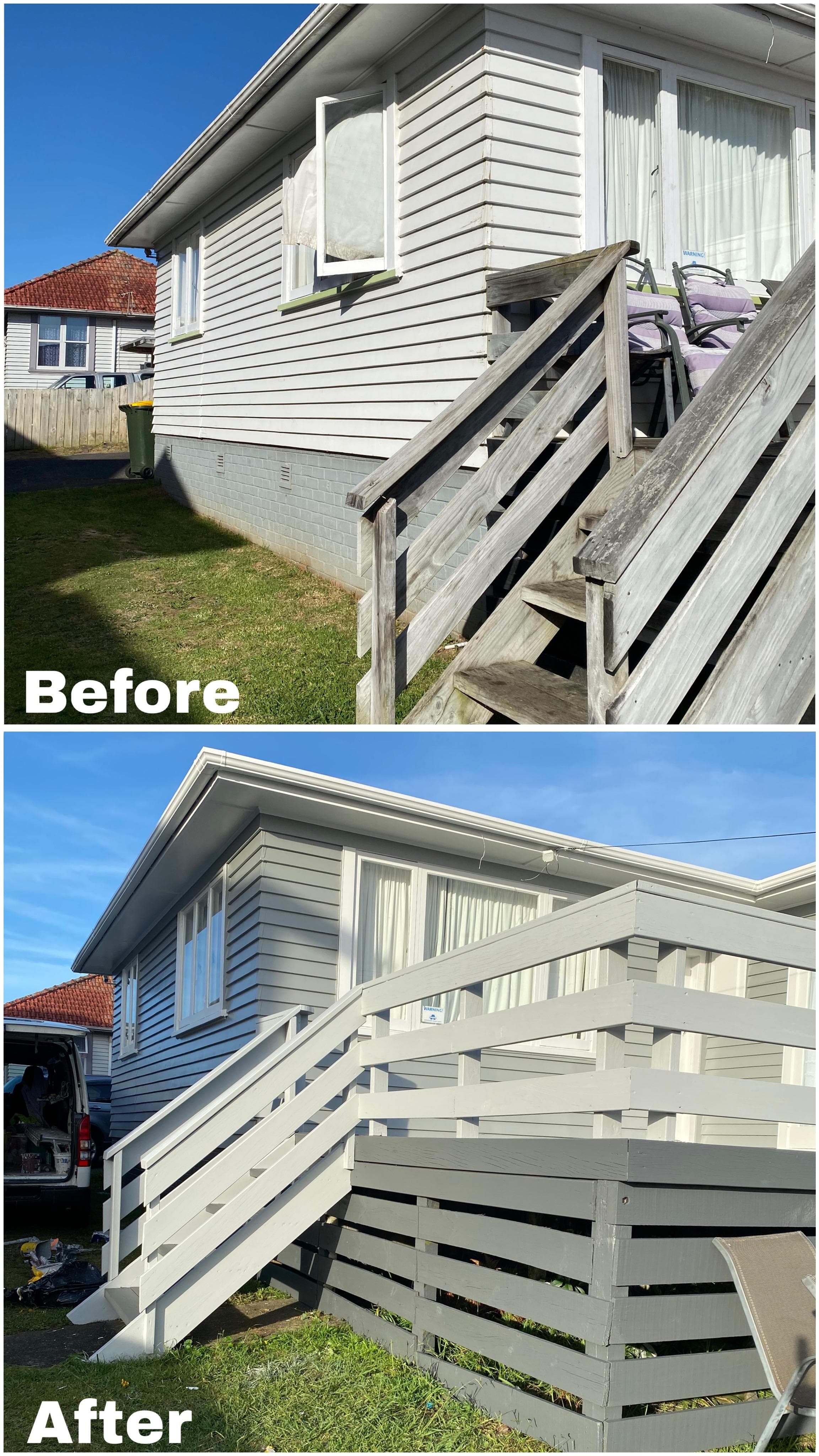 Front Entrance Makeover — Before and After