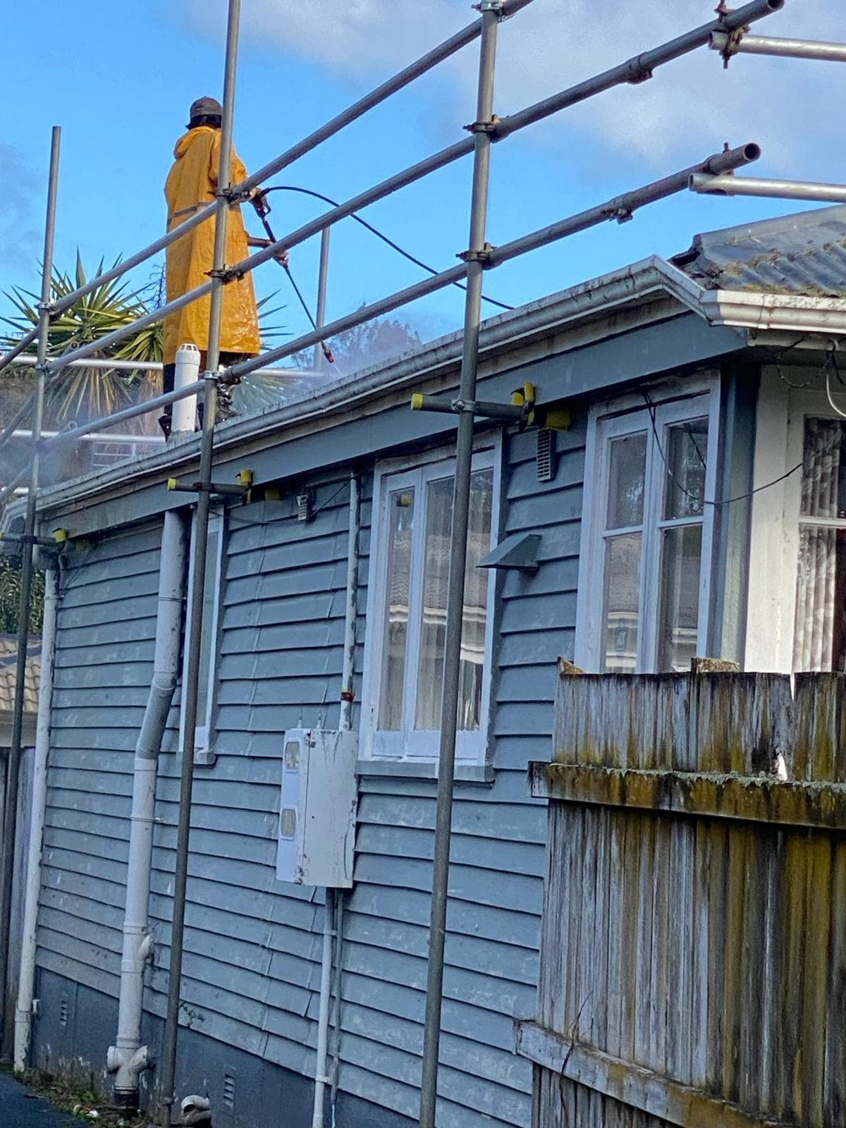 Back Door Area — Before and After